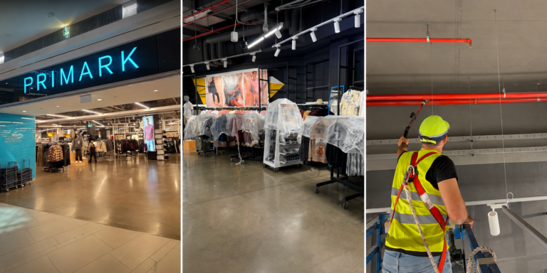 Projeto Primark Loulé — Mais de 3 Semanas de Operação Técnica em 4.500 m²
