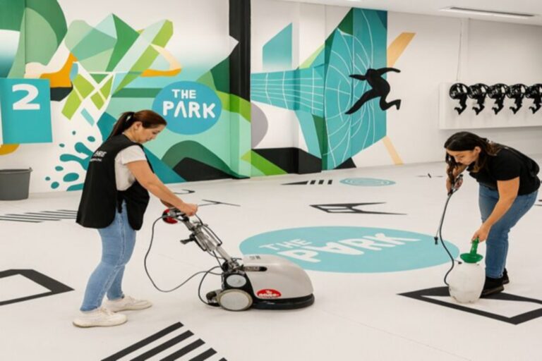 Lavagem de alcatifa profissional – Ativemove restaura piso em alcatifa no The Park
